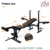 Сгъваема лежанка с приспособление за флайс и бедра KMSPORT SIMPLE